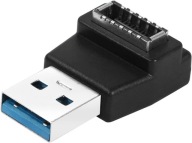 GELRHONR Przedni adapter typu E do płyty głównej PC, 90-stopni