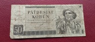50 KORON CZECHOSŁOWACJA 1950 st.+4