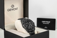 Zegarek Męski Giewont Chronograph Sapphire Czarno Tytanowy GW3970-B1