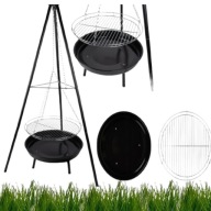 PALENISKO NA TRÓJNOGU GRILL RUSZT OGRODOWY WISZĄCY DUŻY 50 CM