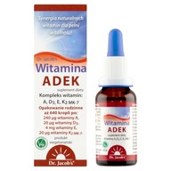 Dr Jacobs ADEK witamina K2 MK-7 D3 E A kompleks