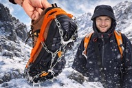 MOCNE RACZKI ŁAŃCUCHY NAKŁADKI NA BUTY KOLCE 29-35 S