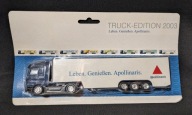 CIĘŻARÓWKA REKLAMOWA MERCEDES ACTROS - APOLLINARIS 1:87 ZENKEL