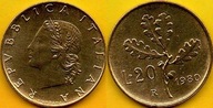 WŁOCHY 20 Lira 1980 r.