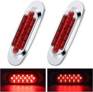 Ourbest Boczne światła obrysowe 16 diod LED 24 V 2 szt.