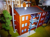 DOM KOLEJARZA z Oświetleniem LED w H0