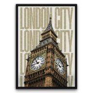 Plakat z ramą 50x70cm Big Ben Londyn ikona architektura podróże dekoracja