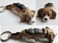 Brelok Pies Beagle piesek brelok do kluczy Żówiarnia3D na prezent