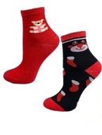 Skarpetki świąteczne dziecięce 23/26- 2 pary