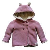 JOHN LEWIS gruby sweter na kożuszku 74/80 cm