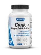 Pharmovit Cynk Magnez B6 Active, kapsułki, 120 szt.