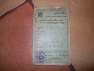 ARBEITER LEGITIMATIONSKARTE 1923