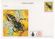 Turcja 1996 Znaczek Kartka Cp ** pszczoły owady