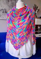 PIĘKNA OLBRZYMIA ENERGETYCZNA MIĘKKA WIELOFUNKCYJNA CHUSTA, NA PREZENT !!!