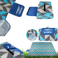 KOC PIKNIKOWY PLAŻOWY DO OGRODU 200x200 CM Z IZOLACJĄ TERMICZNĄ Z UCHWYTEM