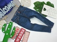 Denim - spodnie rurki skinny r 92/98