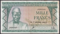 Gwinea 1000 Franków 1960