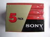 SONY FX 90 TAŚMA PACZKA 5 SZT.MAGNETOFONOWA KASETOWA ZAFOLIOWANA