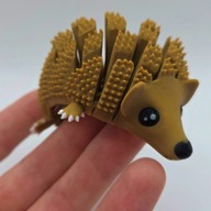 Figurka Jeż Jeżyk Ruchomy 3D – Druk 3D Dekoracja Biurka & Antystres Prezent