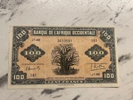 Francuska Afryka Zachodnia - 100 franków - 1942 - rzadki