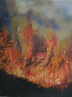 Płonący las - W.Kowal
