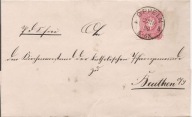 OPOLE OPPELN -BYTOM -koperta -obieg 1880 rok