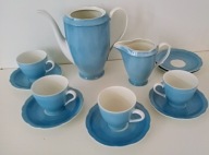 PRL Ćmielów Wincenty POTACKI FESTON Porcelana Serwis Kawowy New Look Design