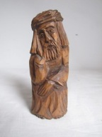 FIGURKA DREWNIANA CHRYSTUS FRASOBLIWY