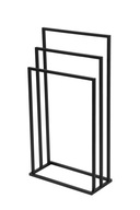 STOJAK NA RĘCZNIKI LOFT CZARNY METALOWY WIESZAK ŁAZIENKOWY PRODUKT POLSKI