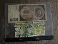Banknot 500 zł 1948 i 50 zł 1988