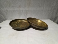 Szalki mosiężne do wagi szalkowej 10kg L.Sznejder 23cm