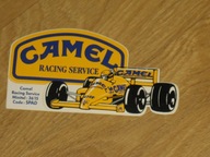 CAMEL RACING SERVICE FORMUŁA1 BOLID naklejka z PRL