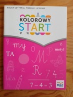 Kolorowy start nauka czytania pisania i liczenia