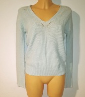GAP SWETER MIETOWY JASNY AZUROWY LUZNY S