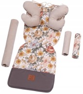 WKŁADKA DO SPACERÓWKI WÓZKA DLA DZIECKA UNIWERSALNY DWUSTRONNY ZESTAW