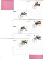 Zimbabwe d.Rodezja 1986, PHQ FDC 6szt dawne samochody,motocykle motoryzacja