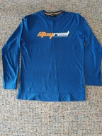 Bluzka chłopięca niebieska z napisami f.Reserved