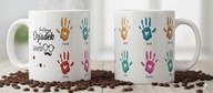 Personalizowany KUBEK Dzień Dziadka - RĄCZKI, IMIĘ