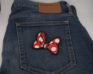 Naszywka Haftowana KOKARDKA Myszki Minnie – 8 x 6 cm