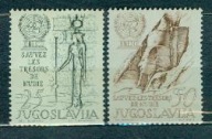 JUGOSŁAWIA** UNESCO, zabytki Nubii Mi 992-93