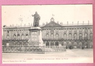 Pocztówka Francja 1906 Nancy pomnik i plac król Stan. Leszczyński, polonica