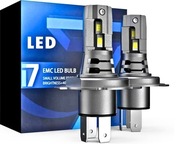 ŻARÓWKA H4 LED DO MOTOCYKLA SKUTERA QUADA LEDOWA MOCNA BIAŁA +400% JASNA