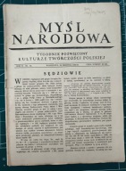 Myśl Narodowa 1930 - kultowy tekst Strońskiego przeciwko zdrajcom endecji.