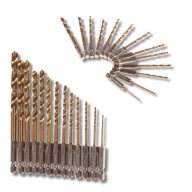 ZESTAW WIERTEŁ XL-TOOLS HSS DO METALU 1,00 MM SZEŚCIOKĄTNY 13 SZT.