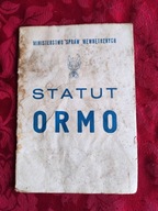 Statut,przepisy działania ORMO (Ochotnicza Rezerwa Milicji Obywatelskiej)