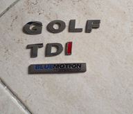 Napis logo bluemotion klapy bagażnika emblemat TDI Volkswagen Golf 7 VII