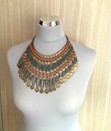 VINTAGE ETNICZNY NASZYJNIK KOLIA KOLEKCJONERSKI 30