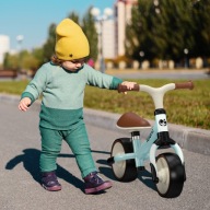 Rowerek biegowy Tulano Scout 15 niebieski dla dzieci 18 m+, regulowany