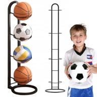 METALOWY WIESZAK UCHWYT STOJAK NA PIŁKI PIŁKĘ CZAPKĘ CZAPK CZTERY 92CM