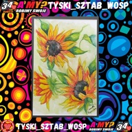 ”Słoneczniki”, akwarela na papierze Danuta Rasińska – Wołomin